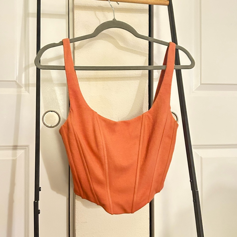 Orange Sleeveless Dress